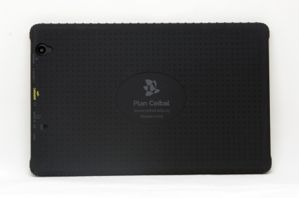 Dispositivos Ceibal Tablet A102 vista trasera